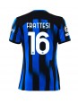 Inter Milan Davide Frattesi #16 Domácí Dres pro Dámské 2023-24 Krátký Rukáv